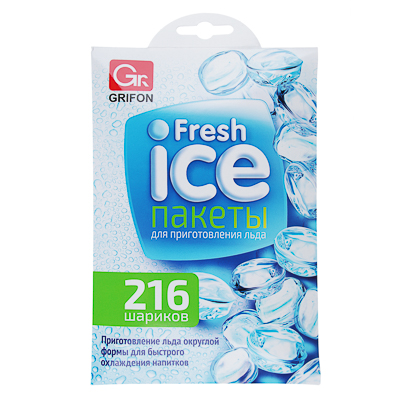 Пакеты для льда 216 шариков - фото в Миди Лтд Изображение товара Пакеты для льда 216 шариков в Миди Лтд