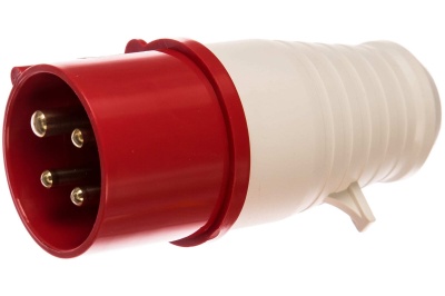 Изображение товара Вилка 014 3Р+РЕ 16А 380В IP44 TDM в Миди Лтд