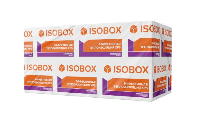 Детальное изображение товара Пенополистирол экструдированный XPS ИЗОБОКС 100мм*580*1180 (уп-4шт/2,7376кв.м/0.2738куб.м)  в Миди Лтд