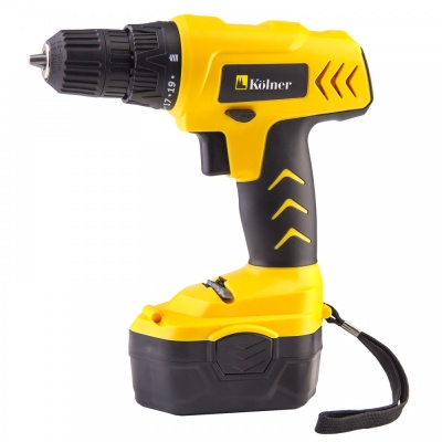 Изображение товара Дрель-шуруповерт аккумуляторная Kolner KCD 12В 0-550об/мин 14Нм 1Ач (1аккум) в Миди Лтд