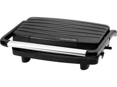 Изображение товара Гриль электрический GALAXY LINE GL 2973 850Вт антипригарное покрытие в Миди Лтд