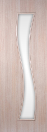 Изображение товара Полотно дверное ПО со стекл Лагуна ламинированное беленый дуб 900 в Миди Лтд
