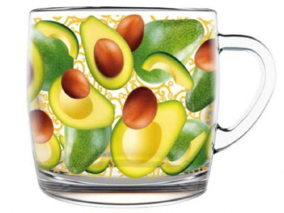 Изображение товара Кружка для чая Авокадус 300мл (12шт/уп) Х в Миди Лтд