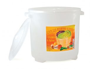 Изображение товара Бачок для солений с крышкой гнётом 13л (3шт/кор) в Миди Лтд