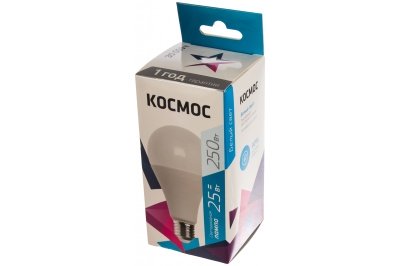 Изображение товара Лампа светодиодная Космос 25W Е27 А65 4500К 220В в Миди Лтд