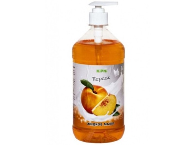 Изображение товара Мыло жидкое Персик универсальное ПЭТ 0,9л с дозатором (20шт/уп) в Миди Лтд