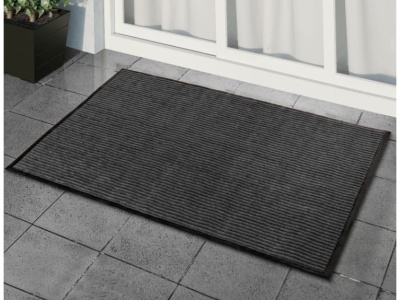 Коврик влаговпитывающий ребристый Стандарт серый (1,2*1,80м) - фото в Миди Лтд Изображение товара Коврик влаговпитывающий ребристый Стандарт серый (1,2*1,80м) в Миди Лтд