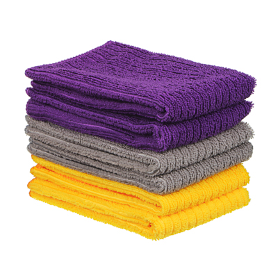 Набор салфеток из микрофибры 30*35см (6шт/уп) 3 цвета VETTA  Х - фото в Миди Лтд Изображение товара Набор салфеток из микрофибры 30*35см (6шт/уп) 3 цвета VETTA  Х в Миди Лтд