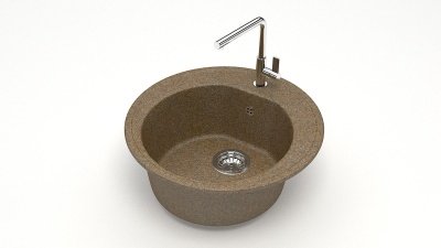 Изображение товара Мойка матовая Карельский Камень Cheraya 3/Q9 (510*510мм) терракот в Миди Лтд