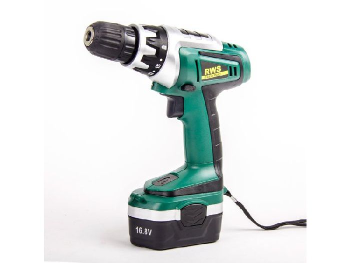Дрель-шуруповерт аккум в кейсе RWS ДА-16,8 (2 аккум.) (16,8В) - фото в Миди Лтд Изображение товара Дрель-шуруповерт аккум в кейсе RWS ДА-16,8 (2 аккум.) (16,8В) в Миди Лтд
