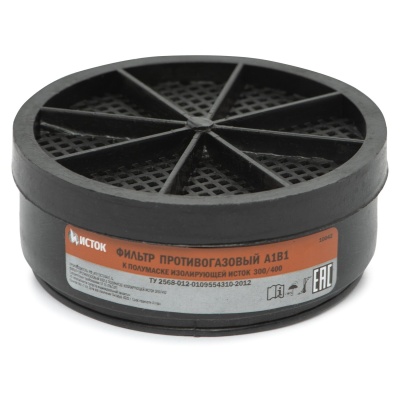 Изображение товара Фильтр противогазовый ИСТОК-300 А1В1 (2шт/упак) в Миди Лтд