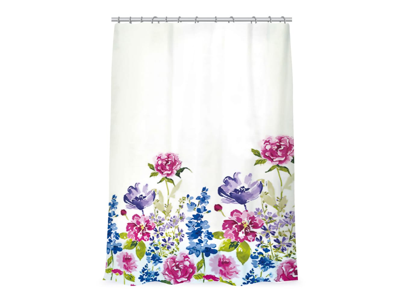Изображение товара Шторка для ванной VETTA 180*180см ПЕВА "Цветущие пионы" в Миди Лтд