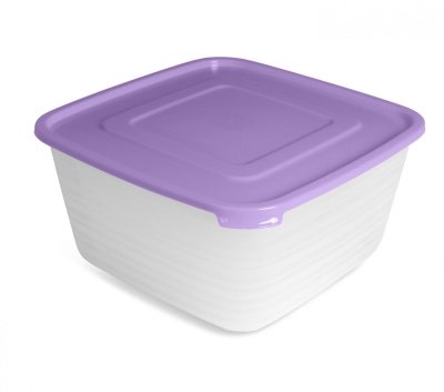 Изображение товара Набор контейнеров УНИКО для продуктов (СВЧ) квадратные 4шт 0,45л,0,9л,1,4л,2,1л (12шт/уп) в Миди Лтд