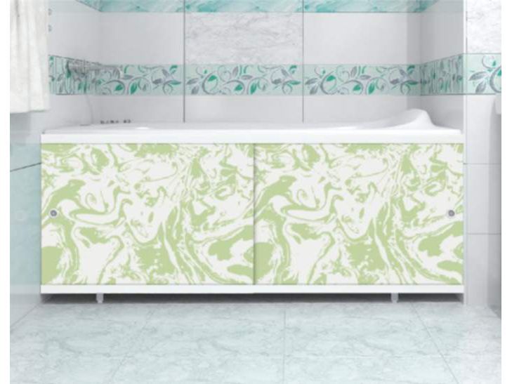 Экран под ванну 1,68м Кварт мрамор зеленый (6шт/уп) - фото в Миди Лтд Изображение товара Экран под ванну 1,68м Кварт мрамор зеленый (6шт/уп) в Миди Лтд