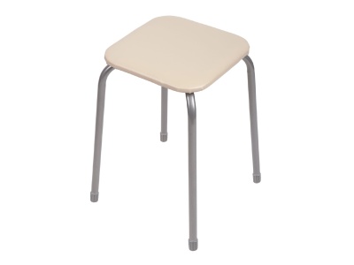 Изображение товара Табурет Ника эконом 3 NIKA 450х450х465мм слоновая кость в Миди Лтд