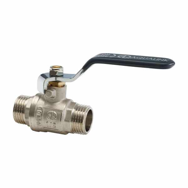 Кран шаровой 1/2 (15) ручка ш/ш AQualink (10шт/уп) - фото в Миди Лтд Изображение товара Кран шаровой 1/2 (15) ручка ш/ш AQualink (10шт/уп) в Миди Лтд