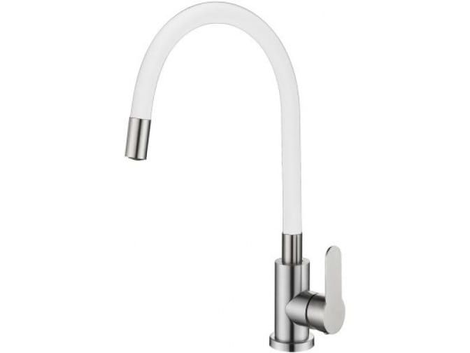 Изображение товара Смеситель для кухни гибкий излив гайка S54317B ХХХ в Миди Лтд