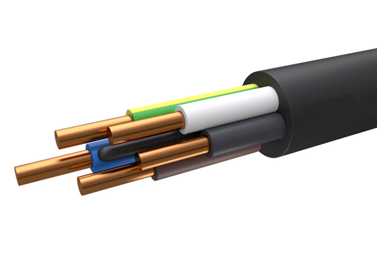 Кабель Радонит ВВГнг 5х1,5 черный ТУ - фото в Миди Лтд Изображение товара Кабель Радонит ВВГнг 5х1,5 черный ТУ в Миди Лтд