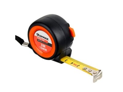 Изображение товара Рулетка  3м*16мм ЕРМАК автостоп ABS пластик (120шт/уп) в Миди Лтд