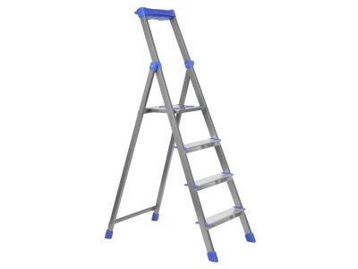 Изображение товара Стремянка комбинированная NIKA 4 широкие ступени высота до верхней площ 84см 5,5кг в Миди Лтд