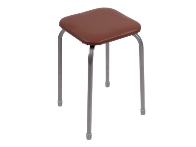 Табурет Эконом NIKA 450х450х460мм коричневый - фото в Миди Лтд Изображение товара Табурет Эконом NIKA 450х450х460мм коричневый в Миди Лтд