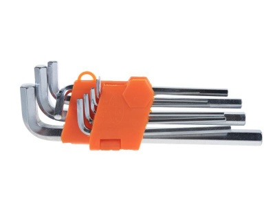 Набор ключей-шестигранников ЕРМАК 9шт. 1,5-10мм, блистер - фото в Миди Лтд Изображение товара Набор ключей-шестигранников ЕРМАК 9шт. 1,5-10мм, блистер в Миди Лтд