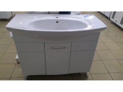 Тумба для ванной "Неаполь"100/2 с умывальником "Энигма-100" Х - фото в Миди Лтд Изображение товара Тумба для ванной "Неаполь"100/2 с умывальником "Энигма-100" Х в Миди Лтд