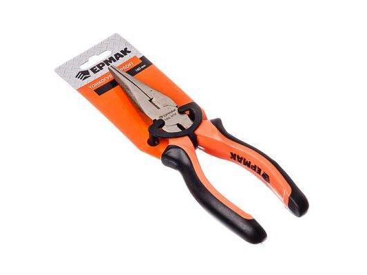 Тонкогубцы 180мм ЕРМАК PROFI                  ХХ - фото в Миди Лтд Изображение товара Тонкогубцы 180мм ЕРМАК PROFI                  ХХ в Миди Лтд