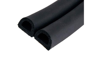 Изображение товара Уплотнитель «KIM TEC» пром. D-профиль, 14х12 мм черный, 120 м, 2шт в Миди Лтд