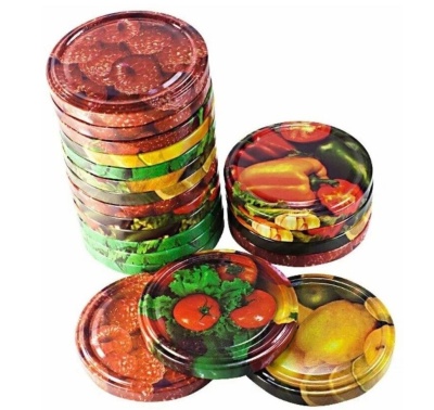 Крышки винтовые Твист-офф D=82мм Ассорти (20шт/уп) - фото в Миди Лтд Изображение товара Крышки винтовые Твист-офф D=82мм Ассорти (20шт/уп) в Миди Лтд