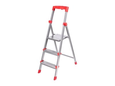 Изображение товара Стремянка металлическая Haushalt высота до рабочей платформы 62см 5кг в Миди Лтд