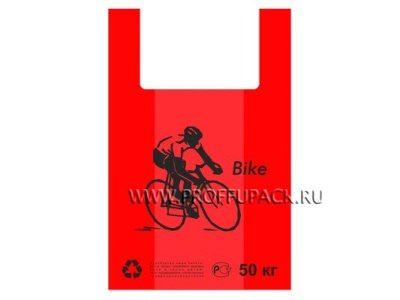 Изображение товара Пакет-майка 34*55см Байк особо прочная (50шт/уп) в Миди Лтд