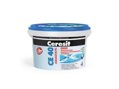 Изображение товара Затирка Ceresit СЕ40/1 белый эластичная 1кг в Миди Лтд
