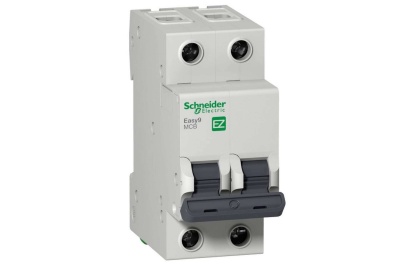 Изображение товара Автоматический выключатель Schneider Electric EASY9 2П 10А С 4,5кА 230В SE 1/2 в Миди Лтд