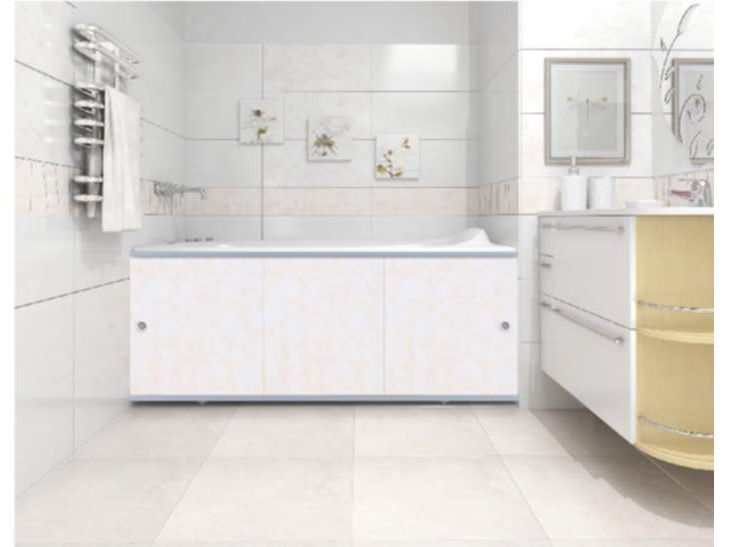 Экран под ванну 1,48м Премиум А кремовый - фото в Миди Лтд Изображение товара Экран под ванну 1,48м Премиум А кремовый в Миди Лтд