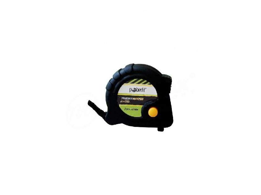 Изображение товара Рулетка  7,5м*25мм Микрон-1 мат. корпус, белая мат. лента в Миди Лтд