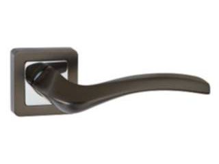 Изображение товара Ручки дверные VESTA QR GR/CP-23 графит/хром в Миди Лтд