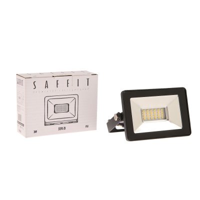 Прожектор светодиодный 20Bт SAFFIT SFL90-20 1800Лм 4000К IP65 черный - фото в Миди Лтд Изображение товара Прожектор светодиодный 20Bт SAFFIT SFL90-20 1800Лм 4000К IP65 черный в Миди Лтд