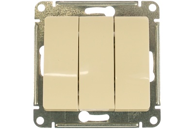 Выключатель 3-кл Schneider Glossa 10А бежевый - фото в Миди Лтд Изображение товара Выключатель 3-кл Schneider Glossa 10А бежевый в Миди Лтд