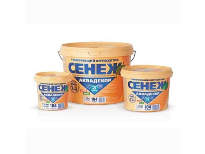 Антисептик СЕНЕЖ АКВАДЕКОР Х2-112 (дуб) 2,5кг (4шт/уп, 168шт/пал) - фото в Миди Лтд Изображение товара Антисептик СЕНЕЖ АКВАДЕКОР Х2-112 (дуб) 2,5кг (4шт/уп, 168шт/пал) в Миди Лтд