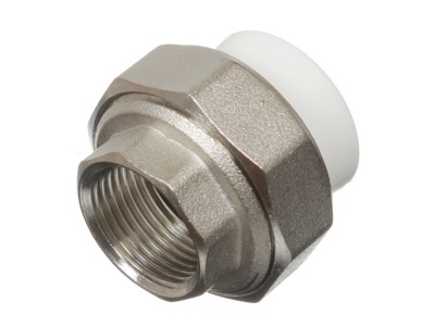 Изображение товара Муфта разъемная PPR 40*1 1/2 внутренняя резьба Valfex (40шт/уп) в Миди Лтд