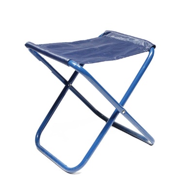 Изображение товара Стул туристический СЛЕДОПЫТ складной малый 320х310х340мм труба сталь 16х1мм цвет тёмно синий в Миди Лтд