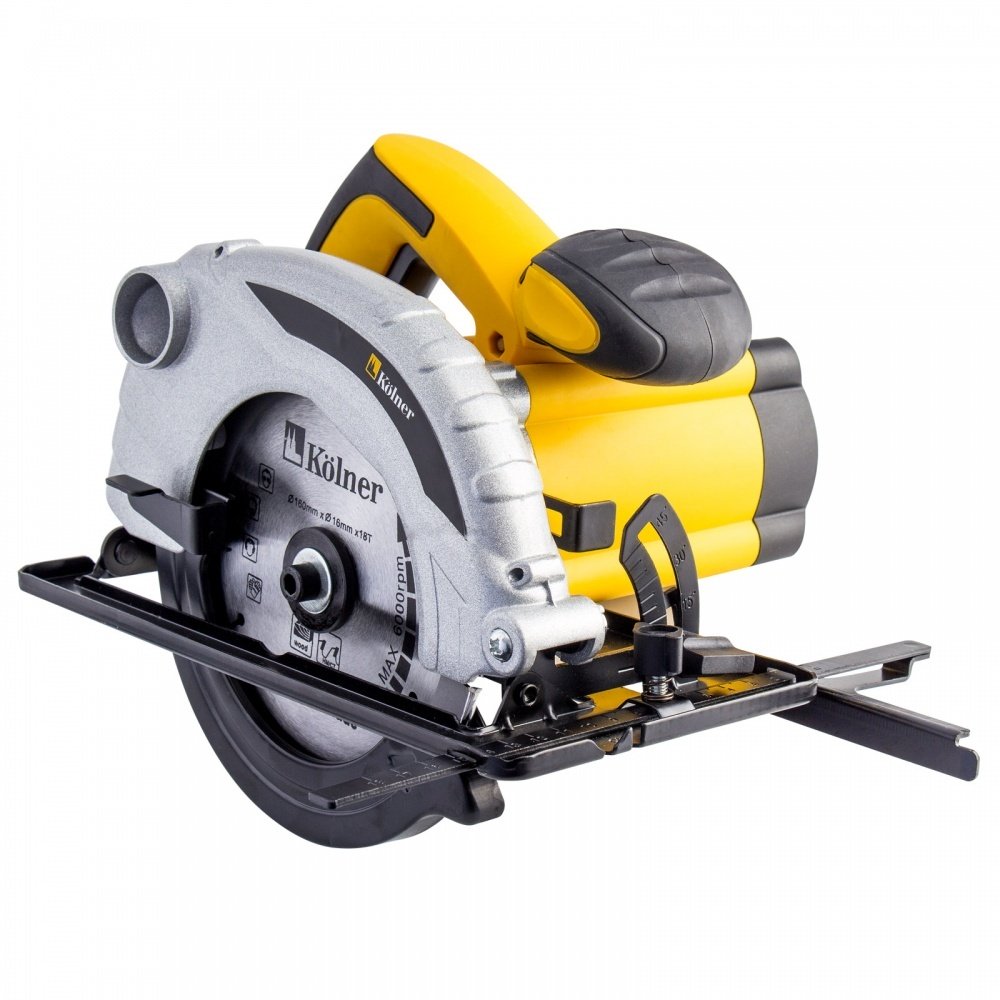 Пила дисковая Kolner KCS 160/1300 1300Вт 4800об/мин - фото в Миди Лтд Изображение товара Пила дисковая Kolner KCS 160/1300 1300Вт 4800об/мин в Миди Лтд