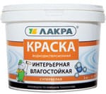 Краска интерьерная ЛАКРА влагостойкая супербелая 3кг (6шт/уп; 144шт/пал) - фото в Миди Лтд Изображение товара Краска интерьерная ЛАКРА влагостойкая супербелая 3кг (6шт/уп; 144шт/пал) в Миди Лтд