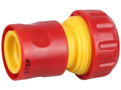 Изображение товара Соединитель GRINDA GC-34A для шланга быстросъемный с автостопом 3/4" в Миди Лтд