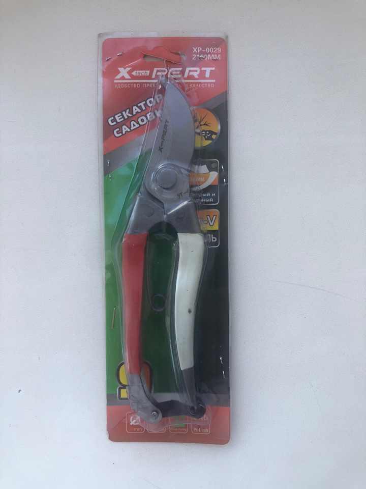 Секатор садовый XPERT 210мм (100шт/уп) - фото в Миди Лтд Изображение товара Секатор садовый XPERT 210мм (100шт/уп) в Миди Лтд