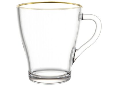 Изображение товара Кружка для чая Золотая кайма 250мл (20шт/уп) в Миди Лтд