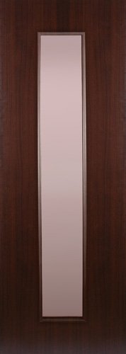 Изображение товара Полотно дверное ПО со стекл Тиффани ламинированное венге 800 в Миди Лтд