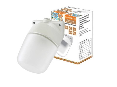 Изображение товара Светильник НПБ400-1П Народный настенный наклонный белый основ. поликарбонат IP54 60Вт TDM в Миди Лтд