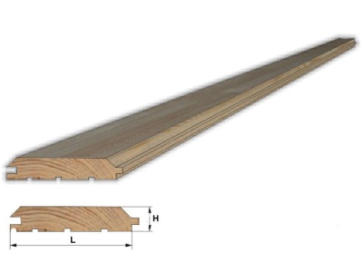 Изображение товара Имитация Бруса сорт А-В 20х137х3м (2.055м2)(уп-5шт)(64уп/пал) в Миди Лтд